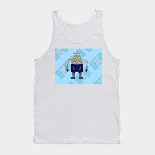 March Satellite Robot Tank Top